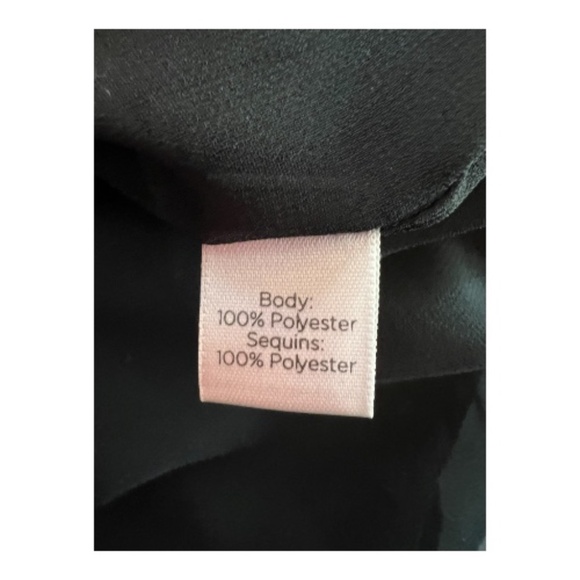 EUC Glint black & gray sequin sleeveless shift dress | size medium - Picture 7 of 8